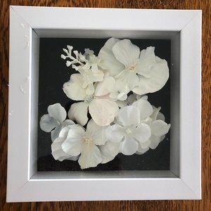 Original 3-D Floral Artwork 7 x 7